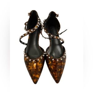 Women’s studded flats , ASOS, sz 8